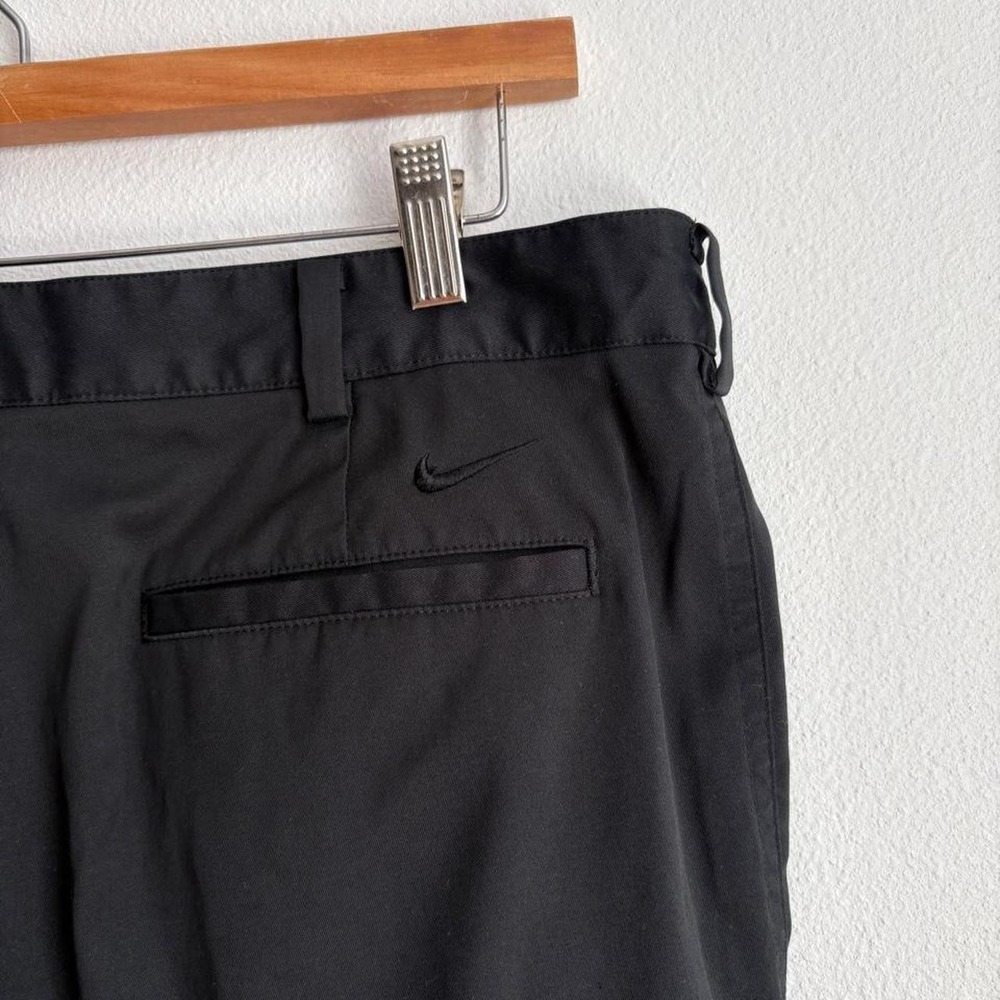 Nike Golf Dri-FIT Shorts Mens 34 Black Flat Front Performance Athletic Sporty - Picture 3 of 4